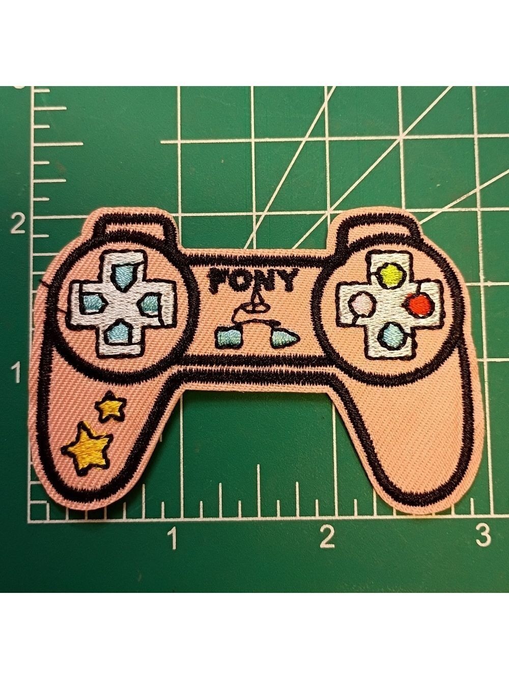 2/$10 Embroidered Game Controller Patch